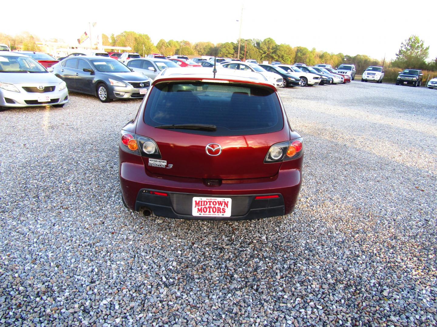 2008 Red Mazda MAZDA3 s Grand Touring 5-Door (JM1BK343481) with an 2.3L L4 DOHC 16V engine, Automatic transmission, located at 15016 S Hwy 231, Midland City, AL, 36350, (334) 983-3001, 31.306210, -85.495277 - Photo#6